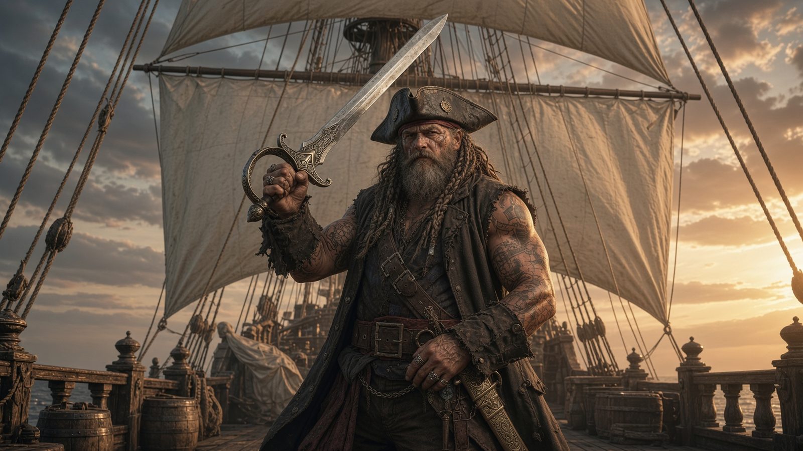 Jack sul ponte del Fulgor mentre la ciurma riparte
